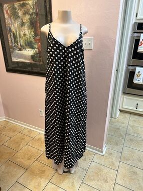 Polka Dot Maxi Dress